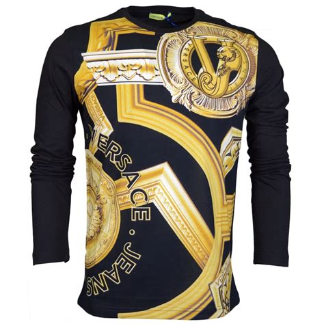 versace jeans longsleeve|versace jeans men's.